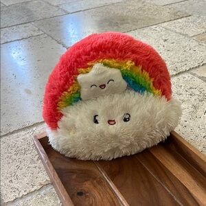 Rainbow Plush Pillow